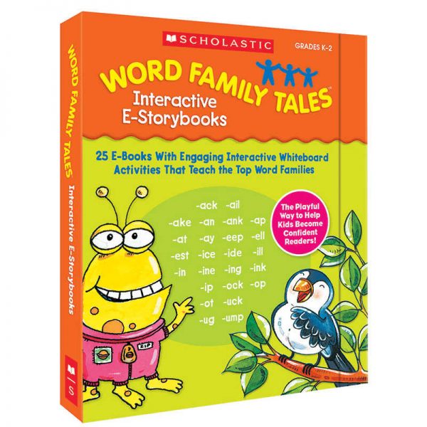 SCHOLASTIC TEACHING RESOURCES WORD FAMILY TALES INTERACTIVE E-STORYBOOKS SC-564706