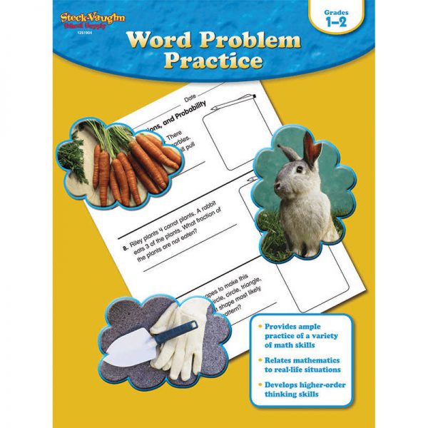 HOUGHTON MIFFLIN HARCOURT WORD PROBLEM PRACTICE GRADE 1-2 SV-9781419098017