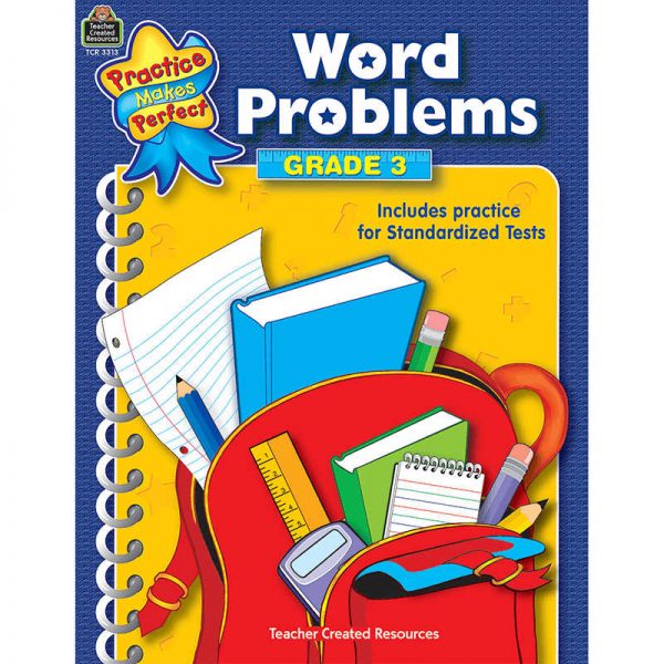 TEACHER CREATED RESOURCES WORD PROBLEMS GRADE 3 PRACTICE MAKES PERFECT TCR3313