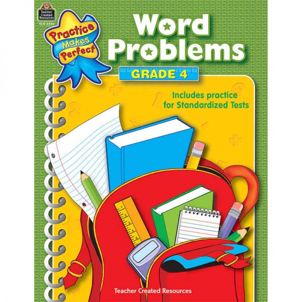 TEACHER CREATED RESOURCES WORD PROBLEMS GRADE 4 PRACTICE MAKES PERFECT TCR3314