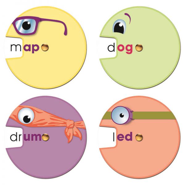 CARSON DELLOSA WORD WHEELS WORD FAMILIES CURRICULUM CUT OUTS CD-120192