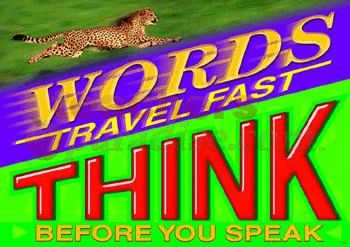words travel fast meaning