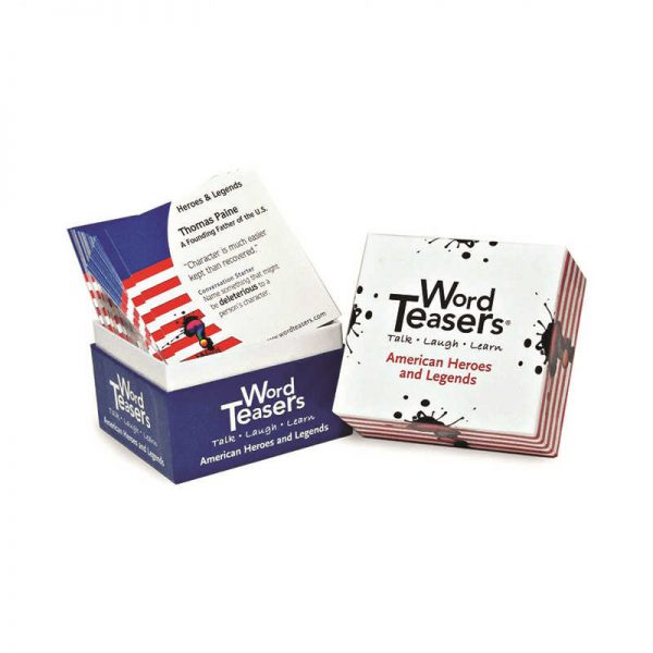 WORD TEASERS WORDTEASERS FLASH CARDS AMERICAN HEROES AND LEGENDS WT-7236