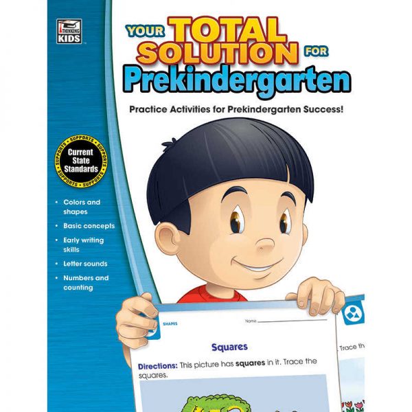 CARSON DELLOSA YOUR TOTAL SOLUTION FOR PREKINDERGARTEN CD-704641