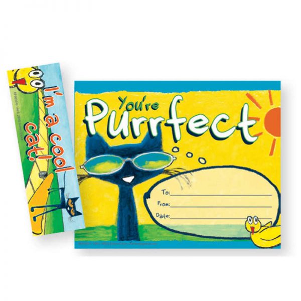 EDUPRESS YOURE PURRFECT BOOKMARK AWARD FEATURING PETE THE CAT EP-3039