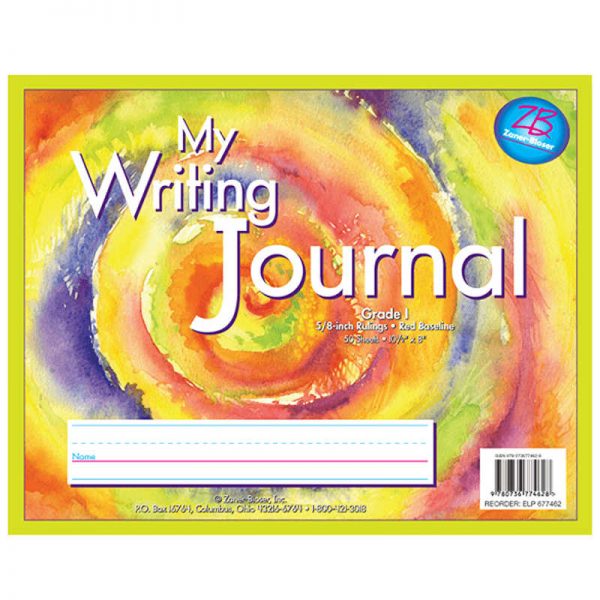 ESSENTIAL LEARNING PRODUCTS ZANER BLOSER WRITING JOURNAL GRADE 1 TIE DYE ELP677462
