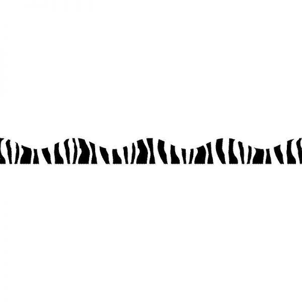 ASHLEY PRODUCTIONS ZEBRA MAGNETIC BORDER 12FT ASH10180