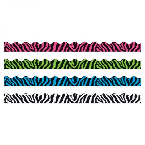 TREND ENTERPRISES INC. ZEBRA STRIPES BORDER VARIETY PACK T-92927