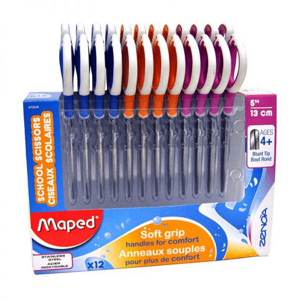 MAPED USA ZENOA FIT 5IN BLUNT TIP CLASSPACK SCISSORS MAP670249