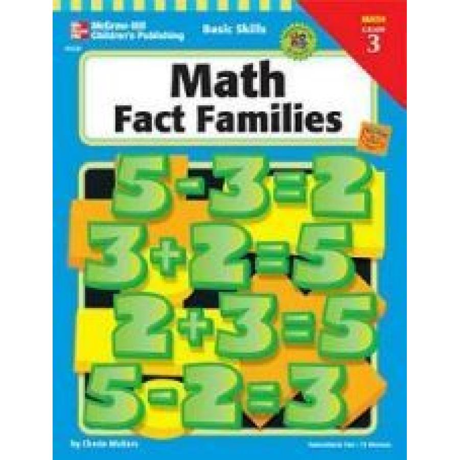 TeachersParadise.com | Math Fact Families, Grade 3