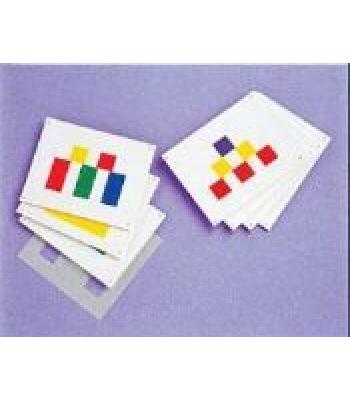 Two Dimensional Color Block Design Cards