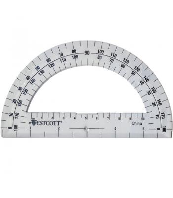 teachersparadisecom protractor 6 inch 180 degree clear