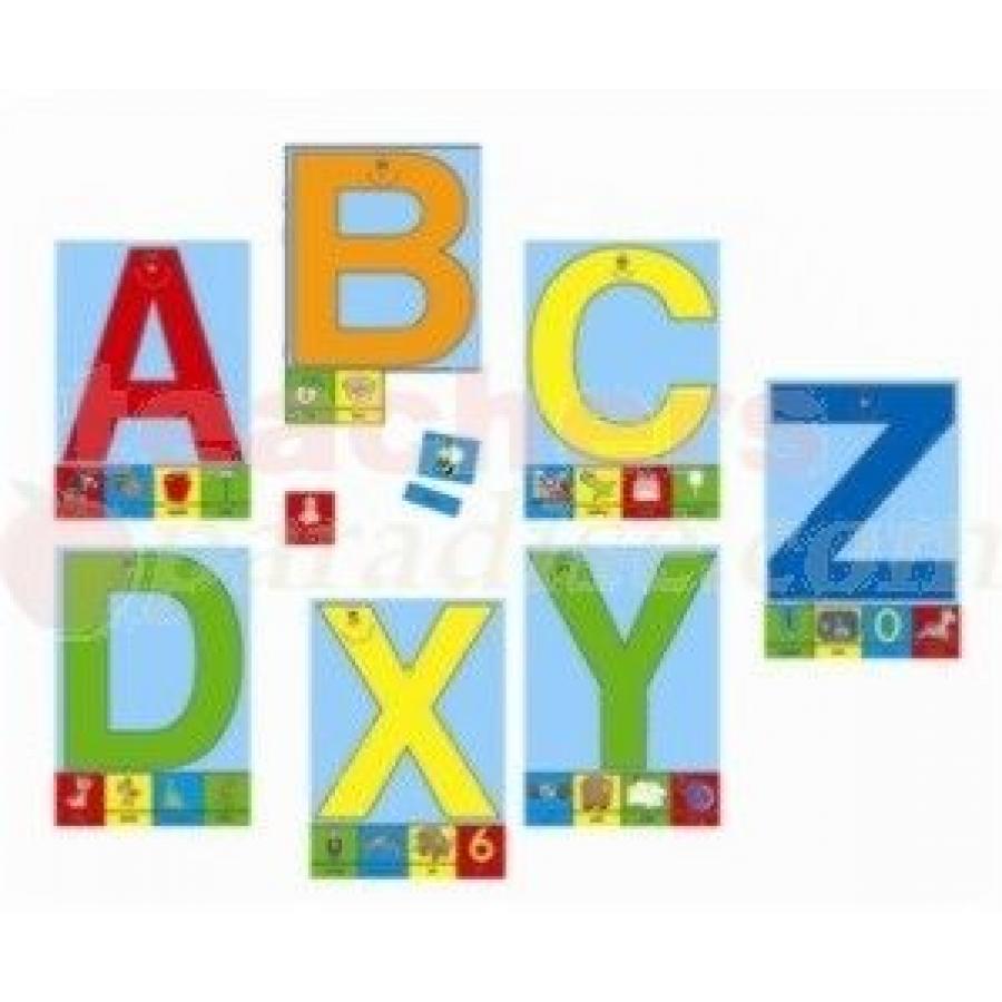 teachersparadisecom bulletin board set big alphabet uppercase