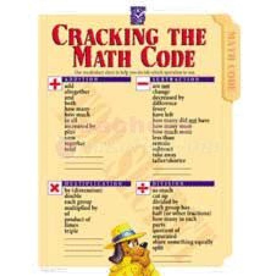 TeachersParadise.com | Chart Cracking The Math Code 17" X 21"