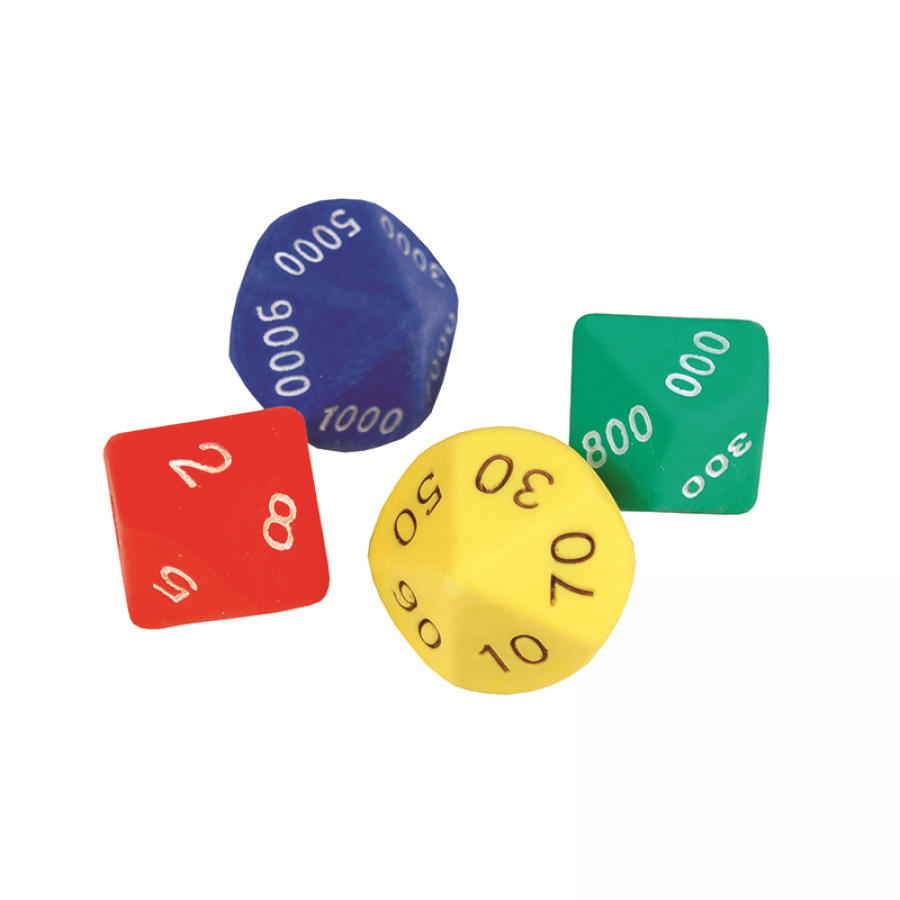 teachersparadisecom place value dice set of 4