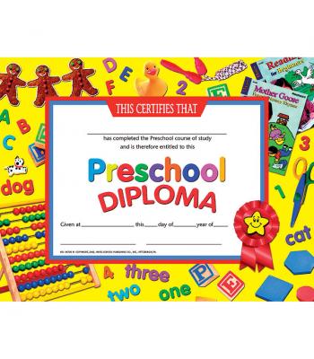 teachersparadisecom certificates preschool diploma 30pk