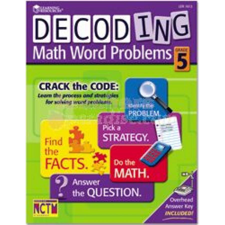 TeachersParadise.com | Decoding Math Word Problems Grade 5