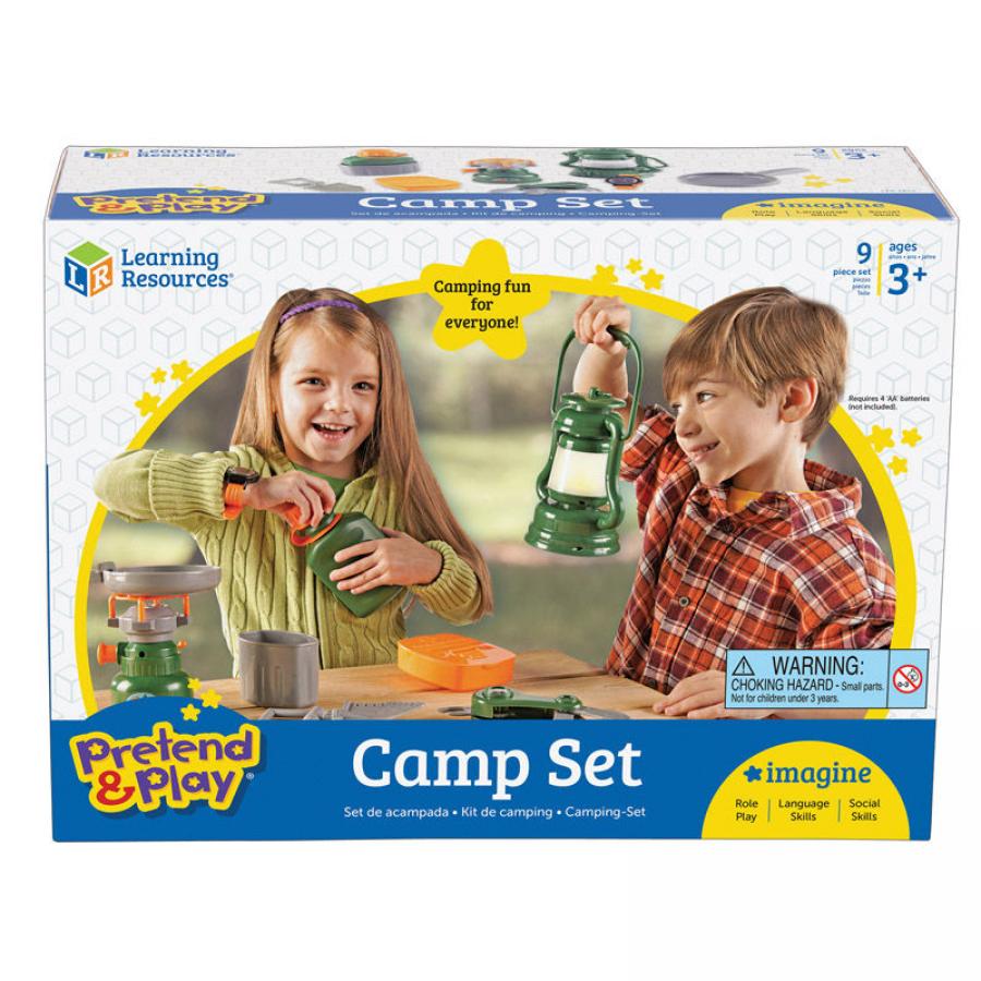 pretend camping set