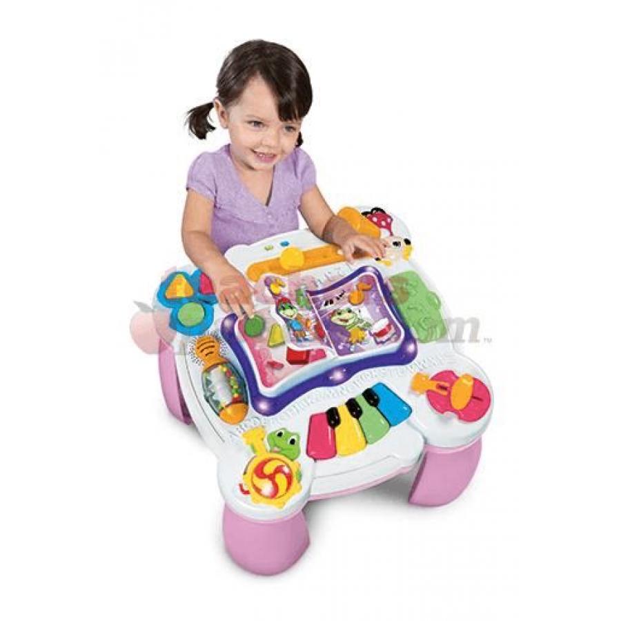 leapfrog learn and groove musical table pink