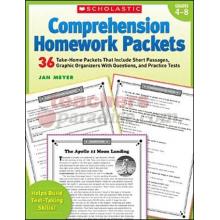 Comprehension homework packets 2007 by jan meyer scholastic teaching resources 07 image