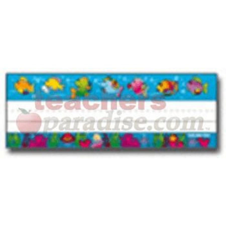 Teachersparadise Com Desk Nameplates School Of Fish 36 Pk 9 5 8