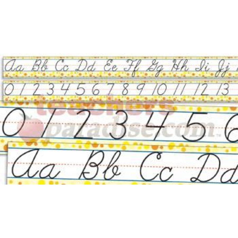 TeachersParadise.com | Standard Cursive Alphabet And Numbers 0-30