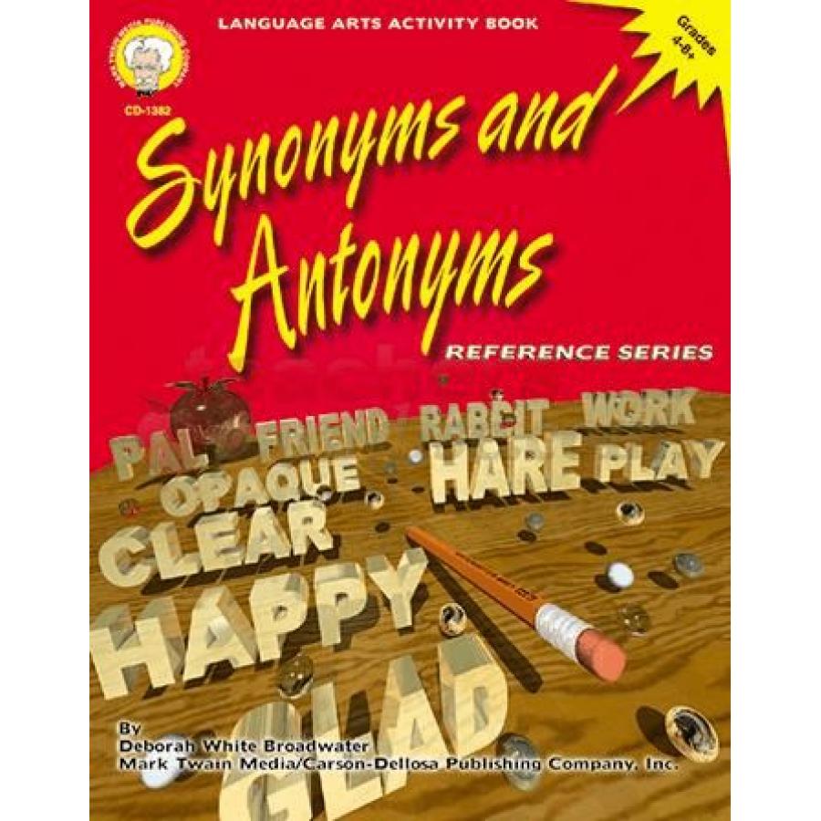 TeachersParadise Synonyms Antonyms Gr 4 8