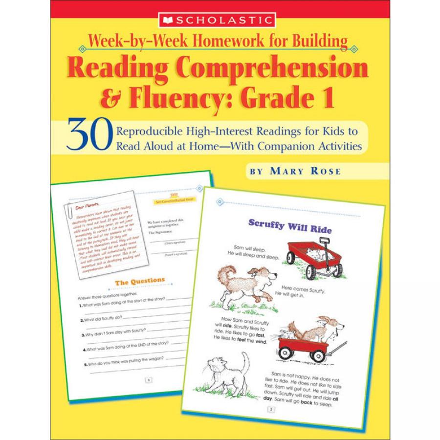 Week-by-week homework reading comprehension grade 4 picture