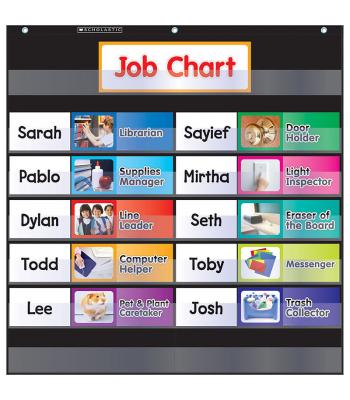 Class Jobs Pocket Chart