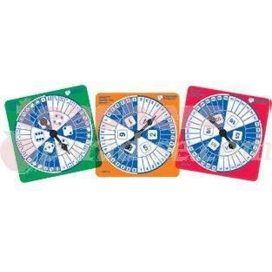 teachersparadisecom fraction dice spinner set of 3