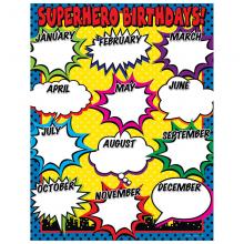 TeachersParadise.com | SUPERHERO BIRTHDAY CHART