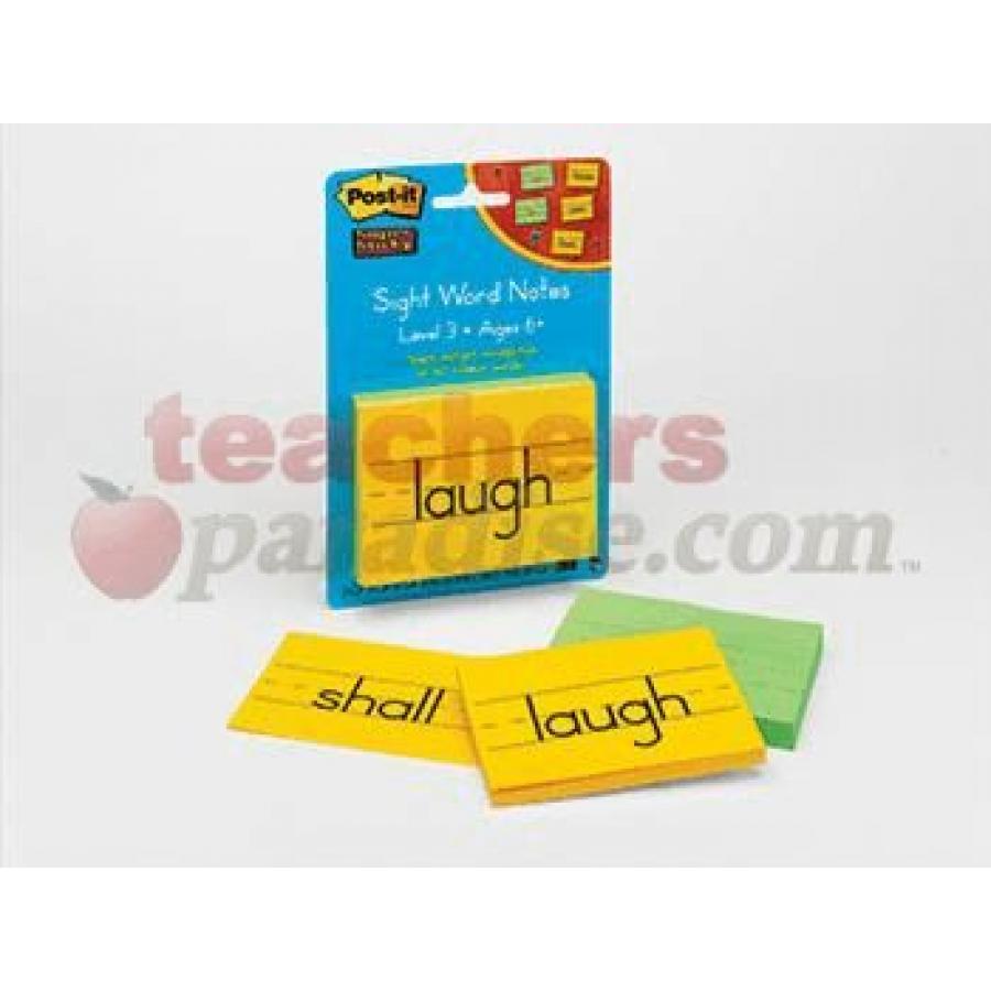 TeachersParadise.com | Post It Sight Word Notes 3