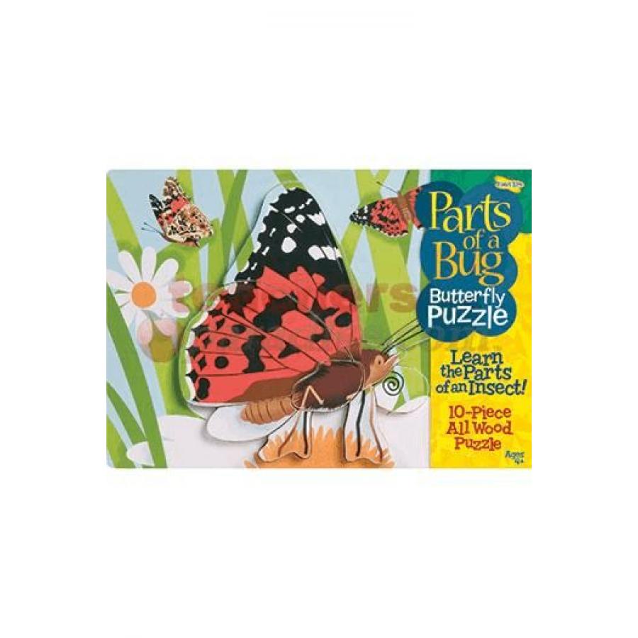 TeachersParadise Parts Of A Bug Learning Puzzle Butterfly