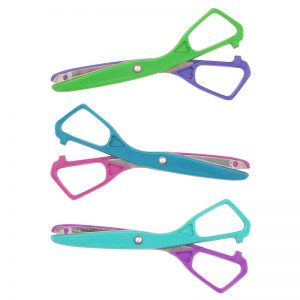 Charles Leonard Student Scissors, 5 Blunt Tip, Assorted Colors, Pack of 24