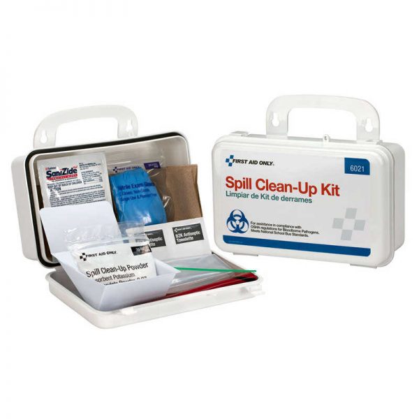 First Aid Only® Spill Clean Up Kit, Plastic Case