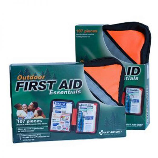 First Aid Only® Outdoor First Aid Kit, 107 Piece, Fabric Case