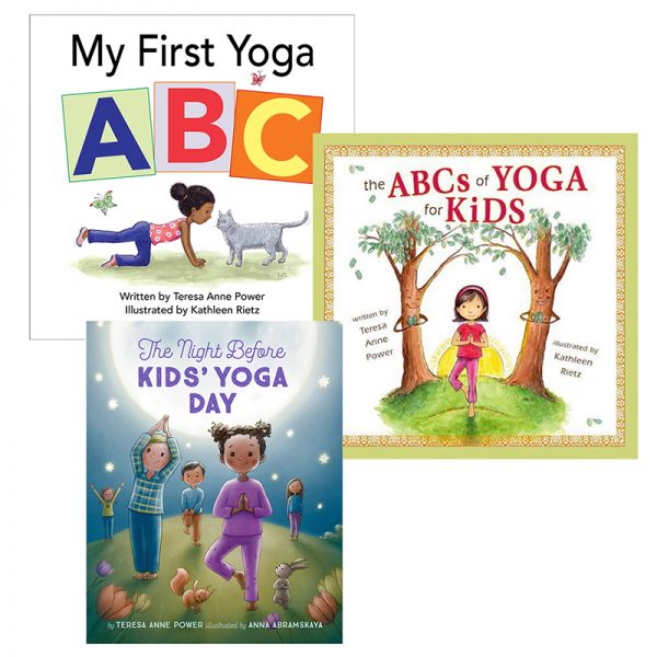 Stafford House Kid's Yoga Book Set, 3 Books