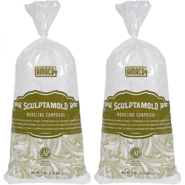 AMACO Sculptamold® Modeling Compound, 3 lbs. Per Bag, 2 Bags