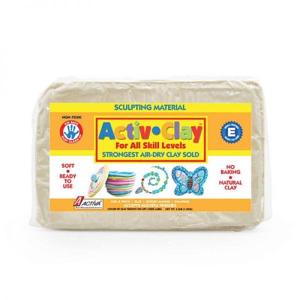 ACTÍVA Activ-Clay™ Air Dry Clay, White, 3.3 lbs.