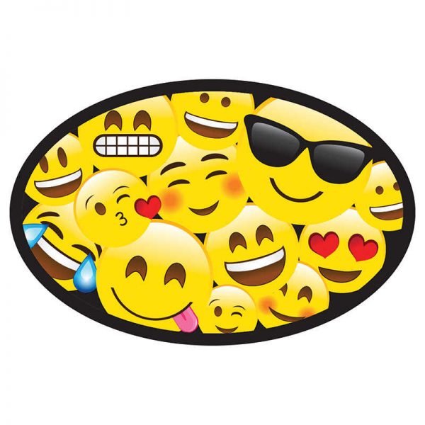 Ashley Productions® Magnetic Whiteboard Eraser, Emojis