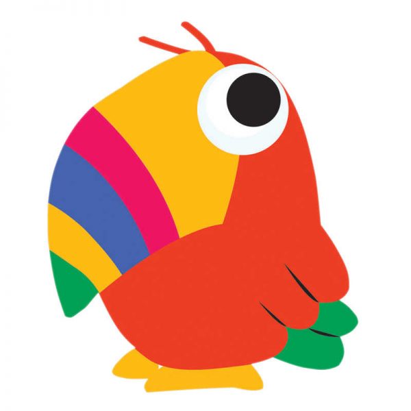 Ashley Productions® Magnetic Whiteboard Eraser, Toucan