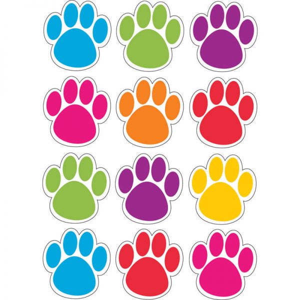 Ashley Productions® Die-Cut Magnets, Colorful Paws