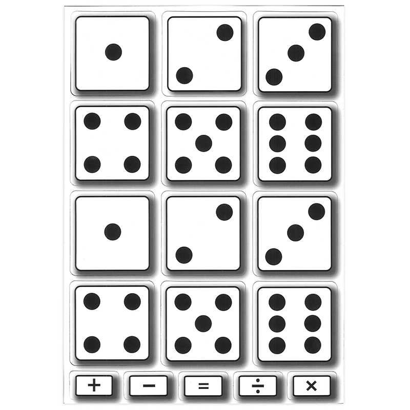 Ashley Productions® Math Die-Cut Magnets, Dice