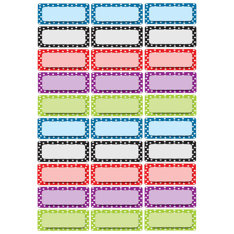 Ashley Productions® Die-Cut Magnetic Foam Color Dots Labels/Nameplates, 30 Per Pack, 3 Packs