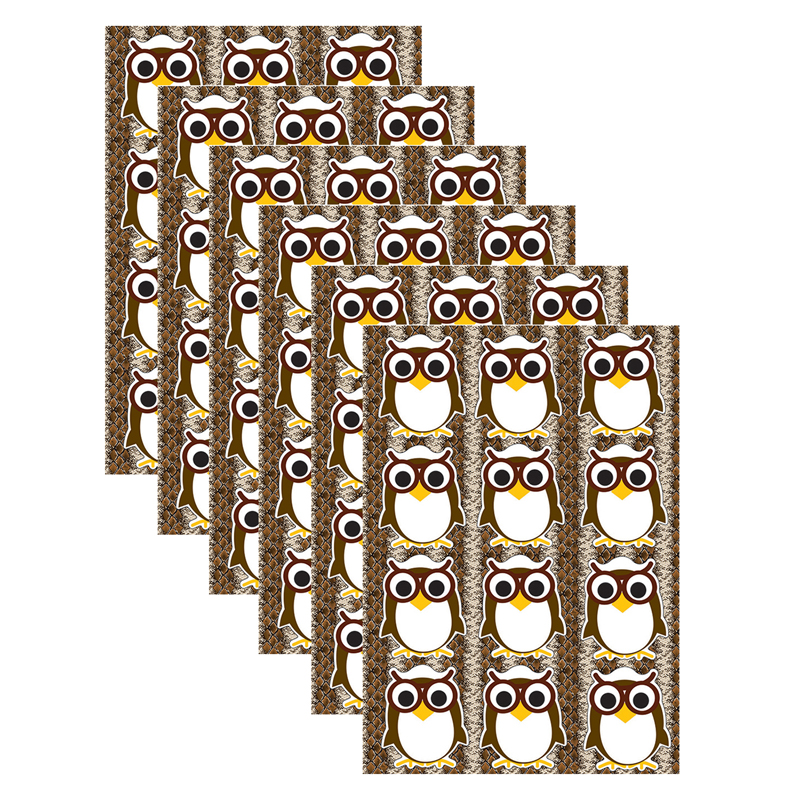 Ashley Productions® Die-Cut Magnetic Owls, 12 Per Pack, 6 Packs