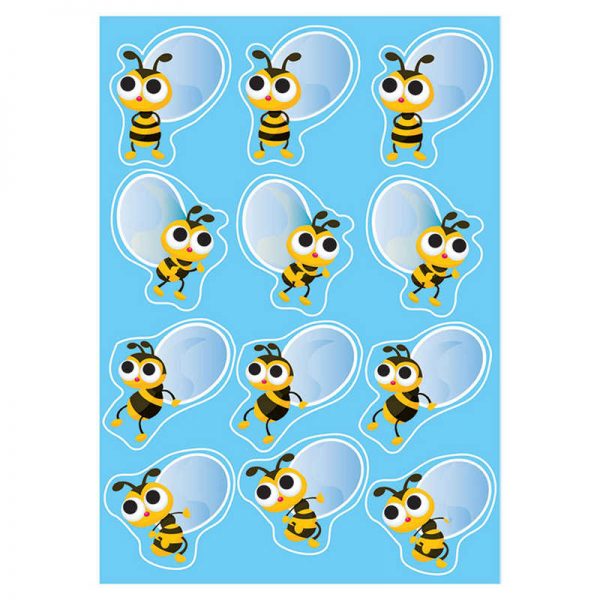Ashley Productions® Die-Cut Magnetic Bees, 12 Pieces