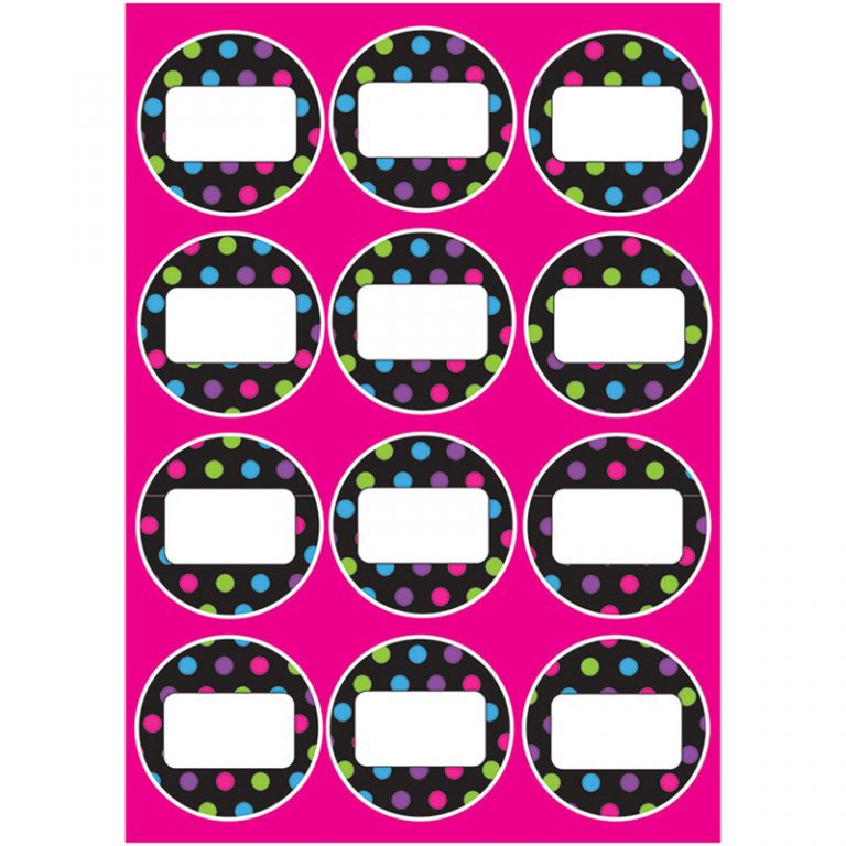 Ashley Productions® Die-Cut Magnetic Color Dot Circles, 12 Pieces