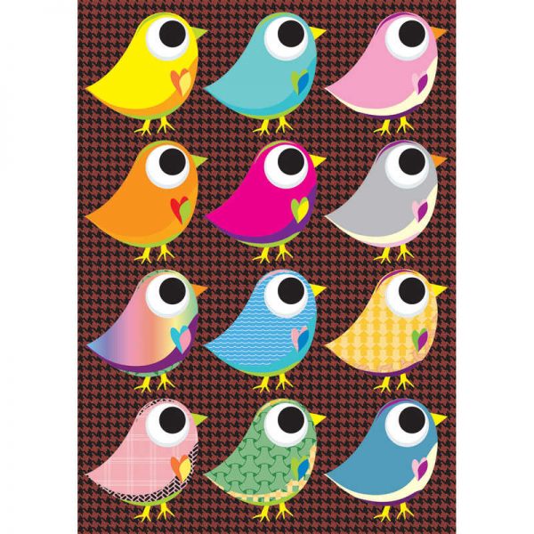 Ashley Productions® Die-Cut Magnetic Tweethearts, 12 Pieces