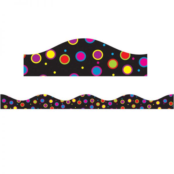 Ashley Productions® Magnetic Border, Color Dots, 12'