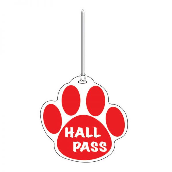 Ashley Productions® Red Paw Hall Pass